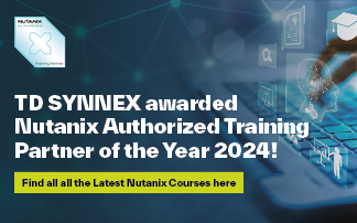 TD SYNNEX is an award winning Nutanix Authorised Training Partner and Distributor